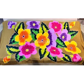 Hot Sale Rayon Sarong Hand Painted Balinese Artisans